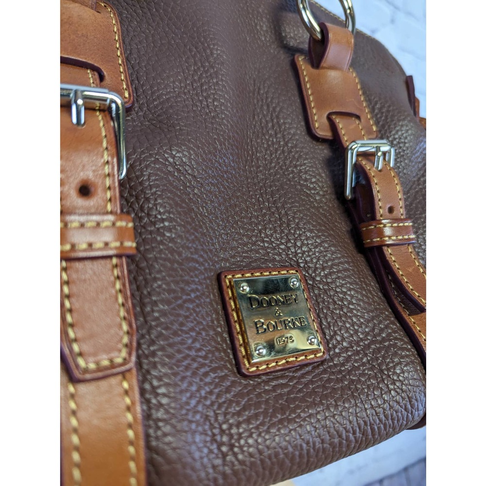 Dooney and Bourke Pebble Grain Bristol Satchel - Picture 2 of 8